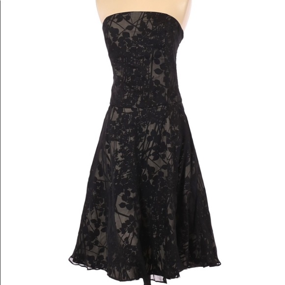 Anthropologie Dresses & Skirts - Anthropologie Tabitha strapless black flor…